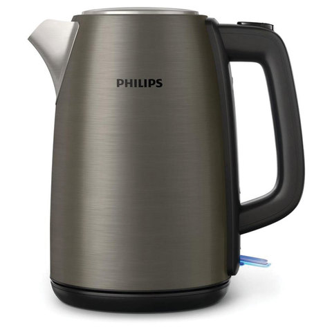 Чайник PHILIPS HD9352/80, 1,7 л, 2200 Вт, закрытый нагревательный элемент, нержавеющая сталь, титановый