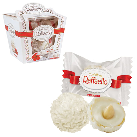 Конфеты RAFFAELLO, с миндальным орехом, 150 г, подарочная упаковка, 77070983