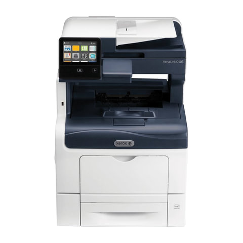 МФУ лазерное ЦВЕТНОЕ XEROX VersaLink C405DN "4 в 1" А4, 35 стр./мин., 80000 стр./мес., ДУПЛЕКС, АПД, сетевая карта, VLC405DN