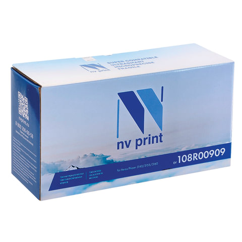 Картридж лазерный NV PRINT (NV-108R00909) для XEROX Phaser 3140/3155/3160, ресурс 2500 стр.