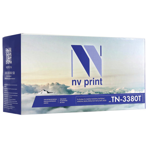 Картридж лазерный NV PRINT (NV-TN3380) для BROTHER HL-5440D/5450DN/5470DW, ресурс 8000 страниц